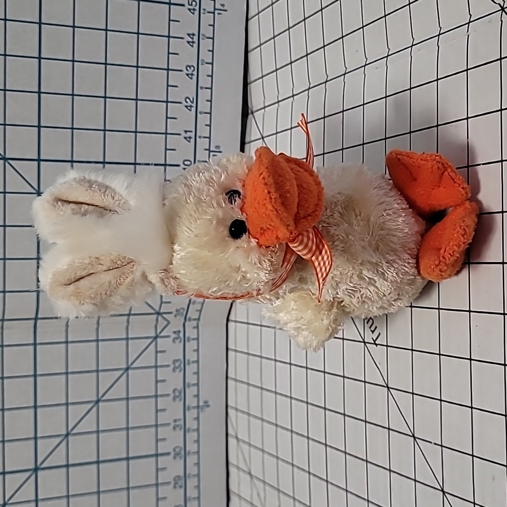 Harry and David Duck Plush Stuffed Animal Adventure Yellow Orange Bunny Ears Pre